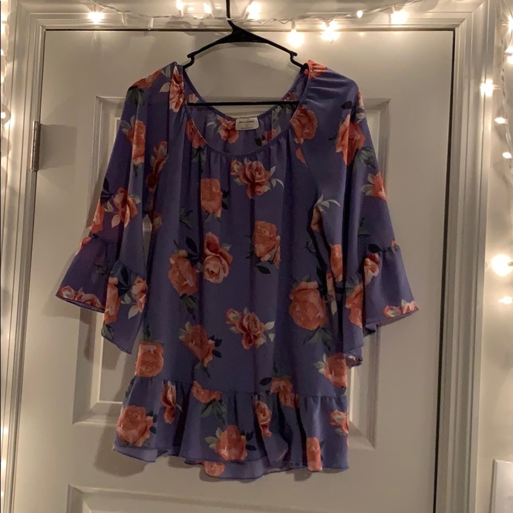 Free Kisses Off the Shoulder boho top